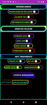 Baixar Sensi Turbo Wh REGEDIT - FFH4X Entretenimento para Android captura de tela 3