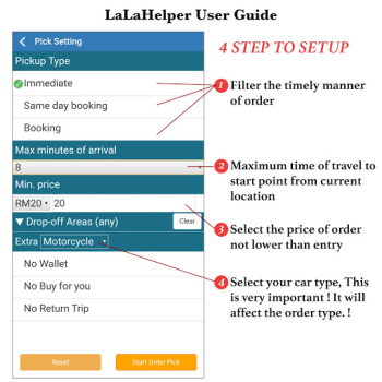 Baixar LaLaHelper - Lala auto pick Emprego para Android captura de tela 3