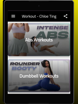 Baixar Workout - Chloe Ting Saúde e Bem-estar para Android captura de tela 5