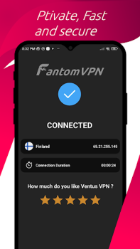 Baixar Fantum VPN - Fast, Secure VPN Ferramentas para Android captura de tela 2
