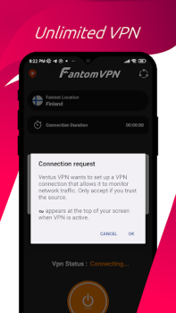 Baixar Fantum VPN - Fast, Secure VPN Ferramentas para Android captura de tela 3