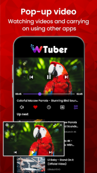 Baixar Reprodutor de Vídeo - wTuber Editores e Reprodutores de Vídeo para Android captura de tela 2