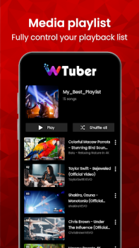 Baixar Reprodutor de Vídeo - wTuber Editores e Reprodutores de Vídeo para Android captura de tela 4