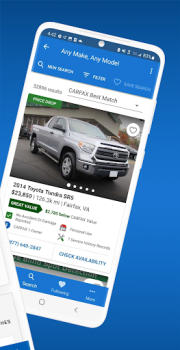 Baixar CARFAX - Shop New & Used Cars Carros e transporte para Android captura de tela 2