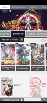 Baixar Manga Manlist Entretenimento para Android captura de tela 2
