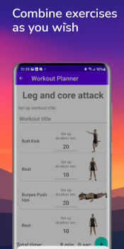 Baixar Full body workout at home Saúde e Bem-estar para Android captura de tela 4