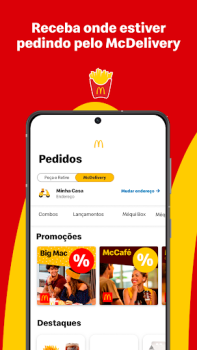 Baixar McDonald’s: Cupons e Delivery Comida e bebida para Android captura de tela 3