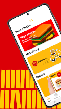 Baixar McDonald’s: Cupons e Delivery Comida e bebida para Android captura de tela 6