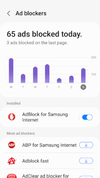 Baixar Samsung Internet Browser Beta Contato para Android captura de tela 3