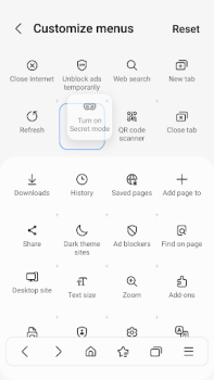 Baixar Samsung Internet Browser Beta Contato para Android captura de tela 5
