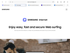 Baixar Samsung Internet Browser Beta Contato para Android captura de tela 7