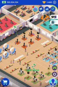 Baixar Idle Fitness Gym Tycoon - Game Simuladores para Android captura de tela 6