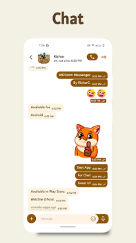 Baixar MDGram Messenger Contato para Android captura de tela 2