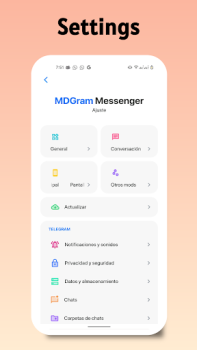 Baixar MDGram Messenger Contato para Android captura de tela 5