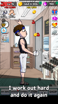 Baixar Arm Wrestling Clicker Simuladores para Android captura de tela 4