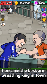 Baixar Arm Wrestling Clicker Simuladores para Android captura de tela 5