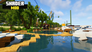 Baixar Realistic Shader Mod Minecraft Entretenimento para Android captura de tela 5