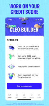 Baixar Cleo: Budget & Cash Advance Finanças para Android captura de tela 3