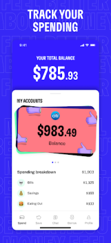 Baixar Cleo: Budget & Cash Advance Finanças para Android captura de tela 4