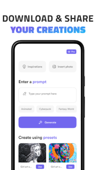 Baixar Imgit AI gerador de arte Arte e design para Android captura de tela 5