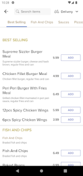 Baixar Chicken Club Comida e bebida para Android captura de tela 2