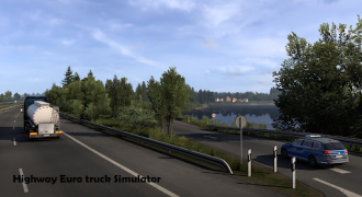 Baixar Highway Euro truck Simulator Raça para Android captura de tela 6