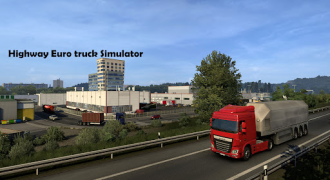 Baixar Highway Euro truck Simulator Raça para Android captura de tela 7