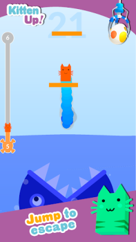 Baixar Kitten Up! Jump & Claw Games Arcade para Android captura de tela 3