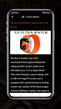 Baixar X8 Ultra - Smart Watch  Review Estilo de vida para Android captura de tela 5