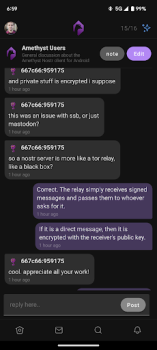 Baixar Amethyst Social para Android captura de tela 2