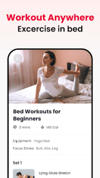 Baixar JustFit: Treino Preguiçoso Saúde e Bem-estar para Android captura de tela 2