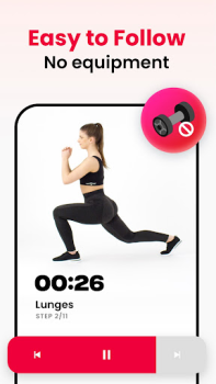 Baixar JustFit: Treino Preguiçoso Saúde e Bem-estar para Android captura de tela 3
