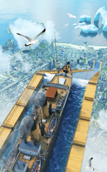 Baixar Ship Ramp Jumping Simuladores para Android captura de tela 6