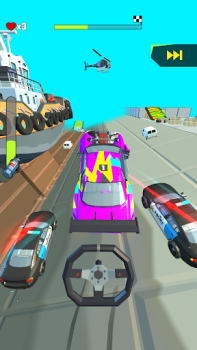 Baixar Crazy Rush 3D - Corridas Raça para Android captura de tela 2