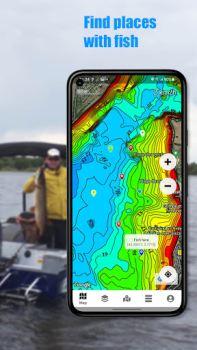 Baixar Dap Drift - fishing depth maps Mapas e navegação para Android captura de tela 2