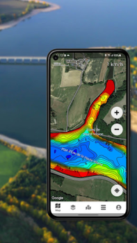 Baixar Dap Drift - fishing depth maps Mapas e navegação para Android captura de tela 3