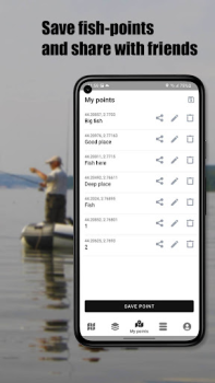 Baixar Dap Drift - fishing depth maps Mapas e navegação para Android captura de tela 4