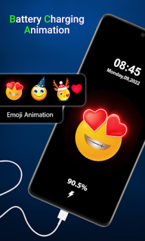 Baixar Bateria Carregamento Animação. Emprego para Android captura de tela 2