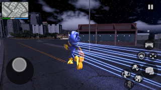 Baixar Blue Hero Rope Game Jogos de ação para Android captura de tela 2