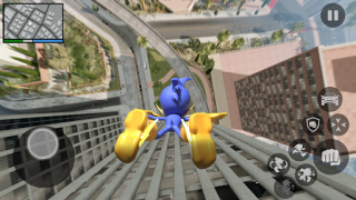 Baixar Blue Hero Rope Game Jogos de ação para Android captura de tela 3