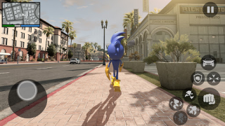 Baixar Blue Hero Rope Game Jogos de ação para Android captura de tela 4