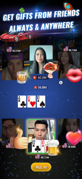 Baixar PokerGaga: Bate-papo por vídeo Jogos de tabuleiro para Android captura de tela 2