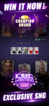 Baixar PokerGaga: Bate-papo por vídeo Jogos de tabuleiro para Android captura de tela 3