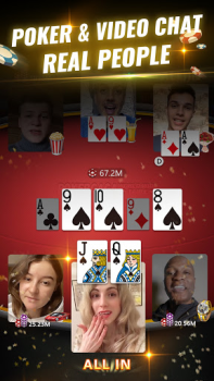 Baixar PokerGaga: Bate-papo por vídeo Jogos de tabuleiro para Android captura de tela 6