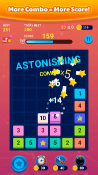 Baixar Merge Block: Number Merge Game Quebra-cabeças para Android captura de tela 4