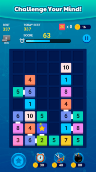 Baixar Merge Block: Number Merge Game Quebra-cabeças para Android captura de tela 5