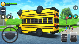 Baixar School Bus Simulator Driving Raça para Android captura de tela 2