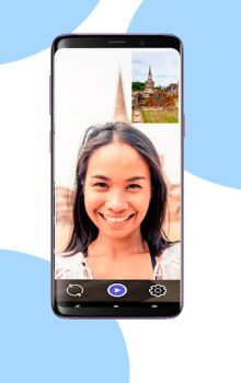 Baixar BiCamera: frontal e traseira Personalização para Android captura de tela 7