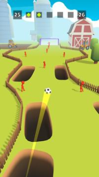 Baixar Crazy Kick! Fun Football game Arcade para Android captura de tela 3