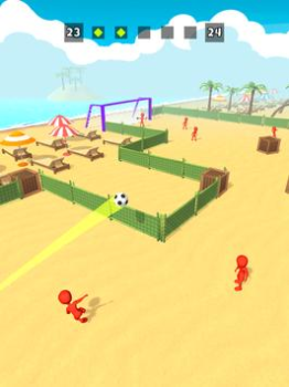 Baixar Crazy Kick! Fun Football game Arcade para Android captura de tela 6
